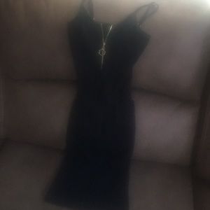 Black stretchy dress